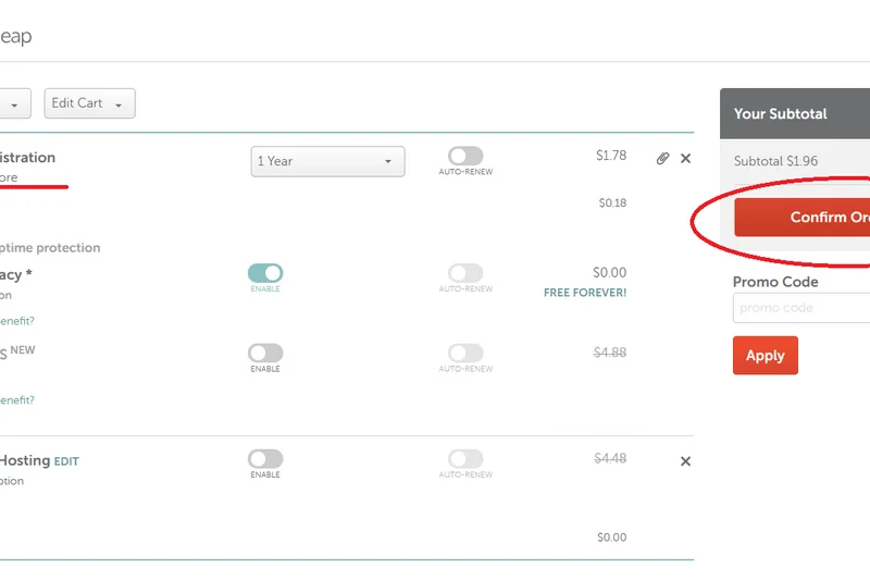 Namecheap Domain Registration