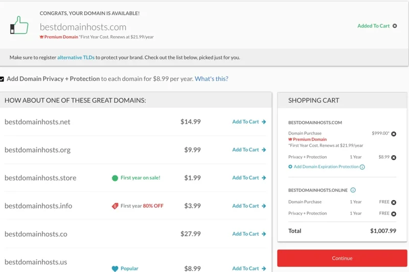 Domain.com Registration
