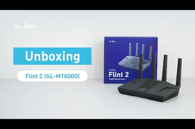 GL.iNet Flint 2 (GL-MT6000) High-Performance Router