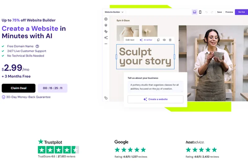 Hostinger Cloud Startup