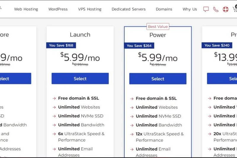 InMotion Hosting Power Shared
