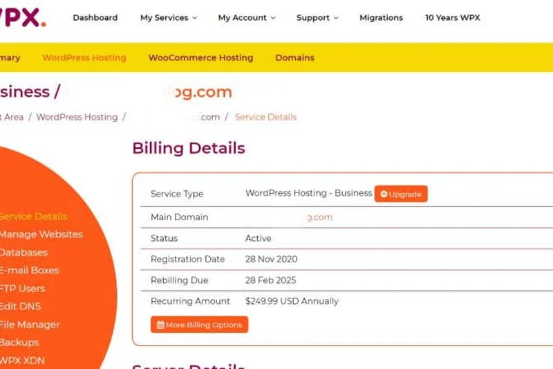 WPX Hosting Business