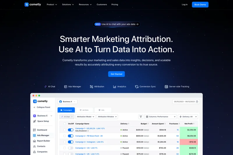 Cometly Attribution Platform