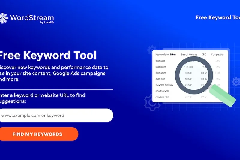 WordStream Free Keyword Tool
