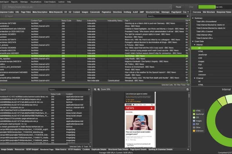 Screaming Frog SEO Spider