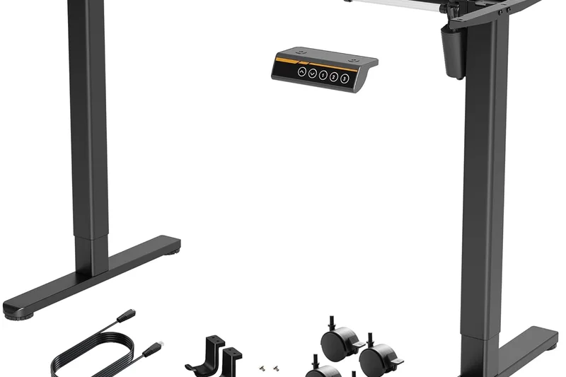 Claiks T-Shaped Electric Standing Desk Frame