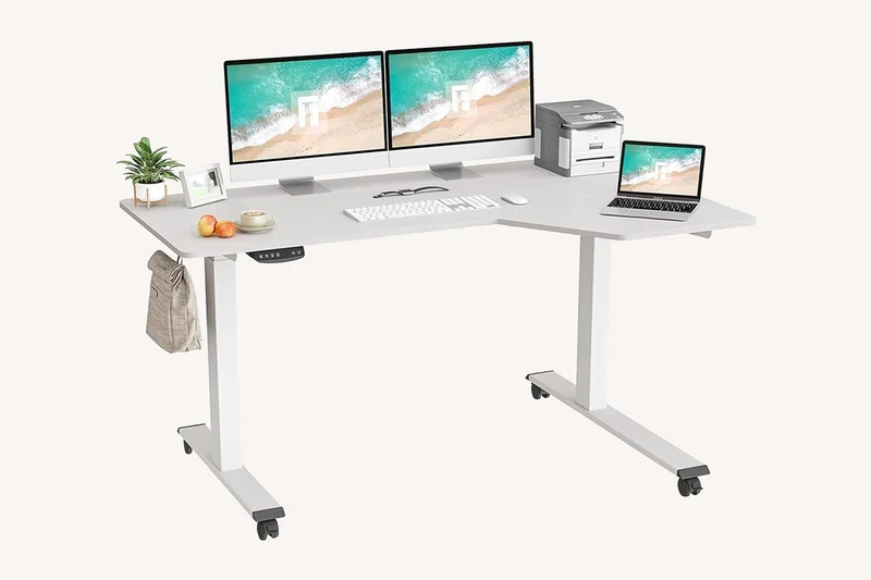 Fezibo L-Shaped Electric Standing Desk