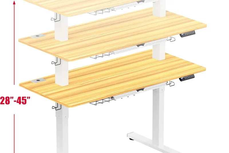 SHW Memory Preset Electric Standing Desk 40x22