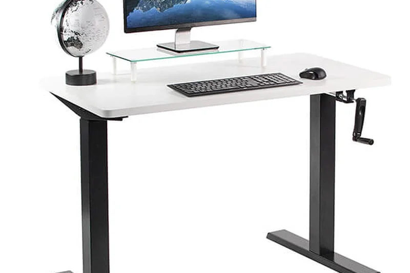 VIVO Manual Height Adjustable Desk