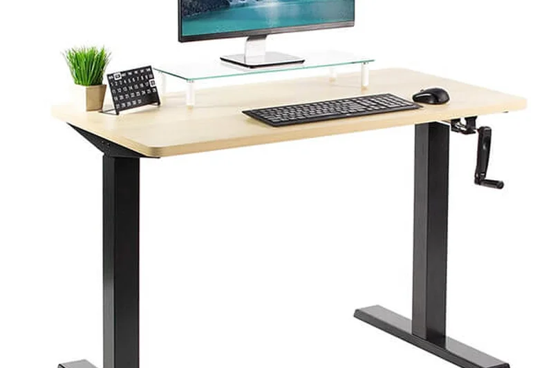 VIVO Manual Height Adjustable Desk