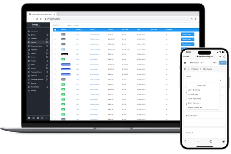 Invoice Ninja (Free Plan)