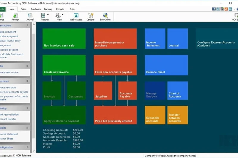 NCH Express Accounts (Free)