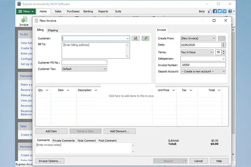 NCH Express Accounts (Free)