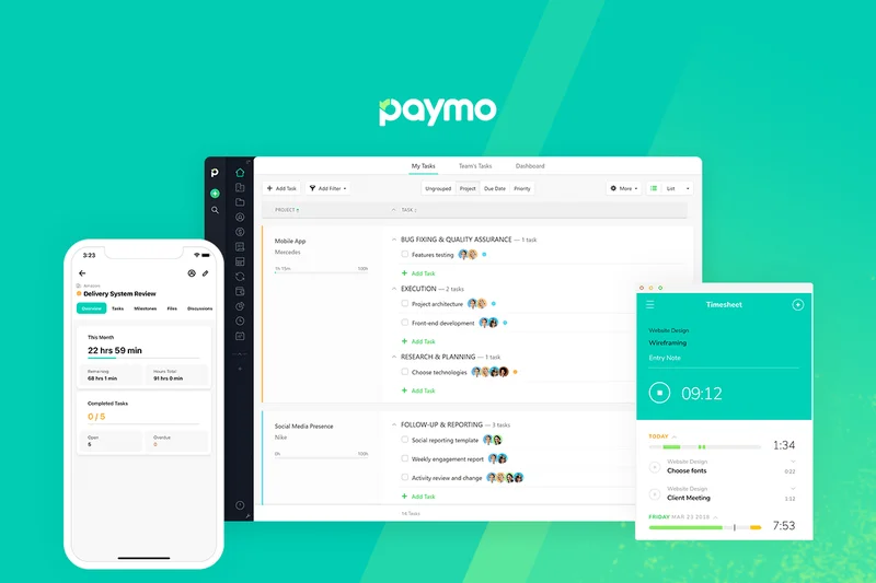 Paymo (Free Plan)