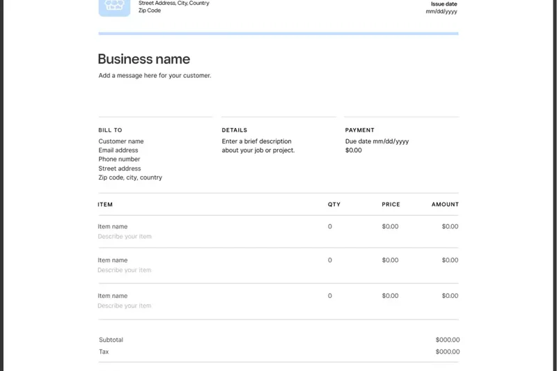 Square Invoices