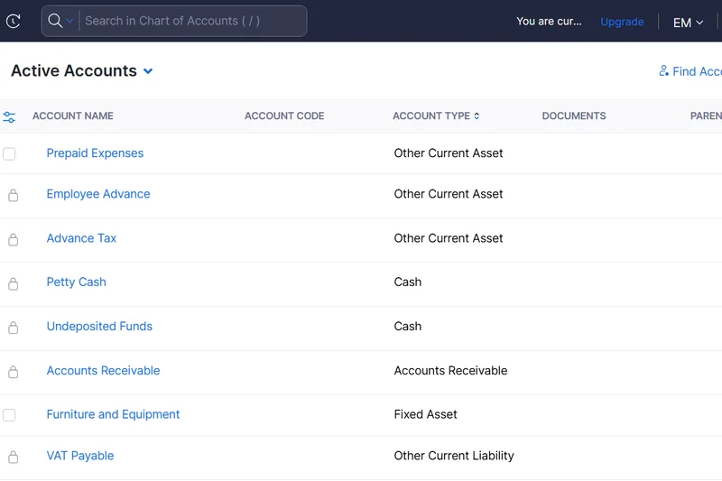 Zoho Books (Free Plan)