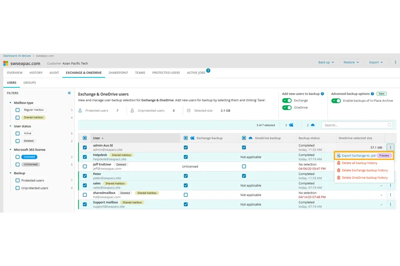N-able Cove Data Protection