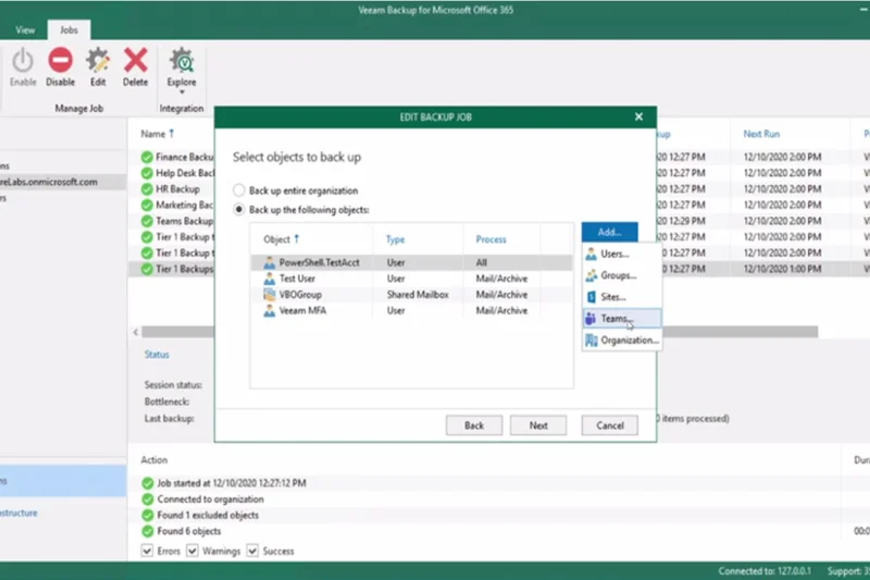 Veeam Backup for Microsoft 365