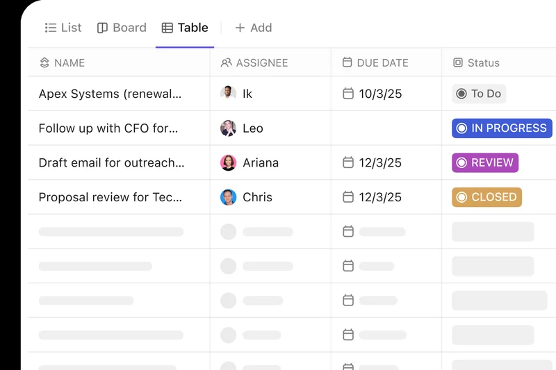 ClickUp Free Forever CRM