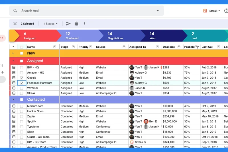 Streak CRM for Gmail