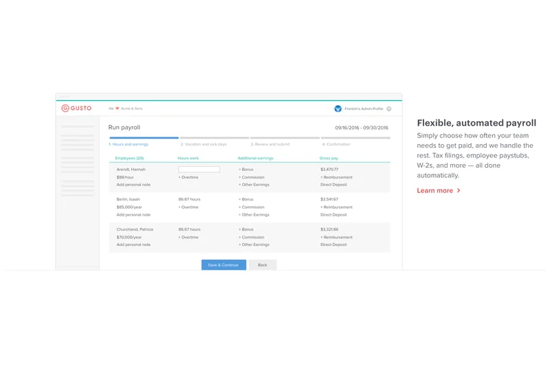 Gusto HR &amp; Payroll