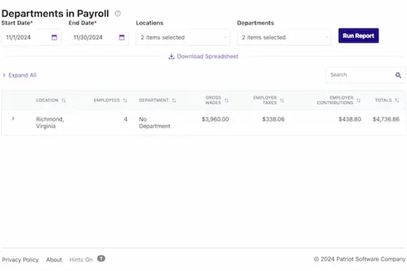 Patriot Full Service Payroll