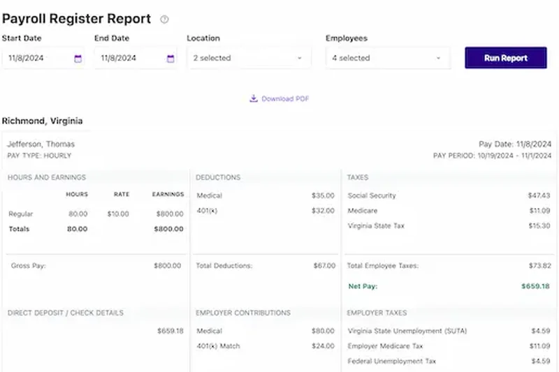 Patriot Payroll Full Service