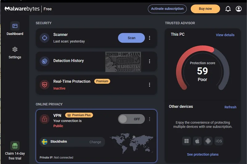 Malwarebytes Free