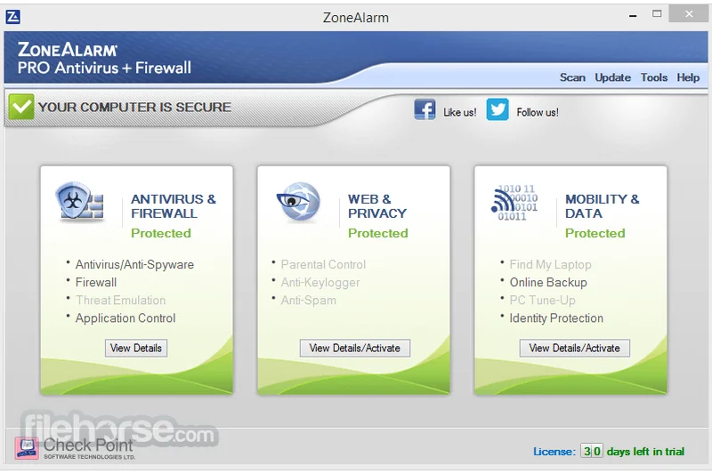 ZoneAlarm Pro Antivirus + Firewall