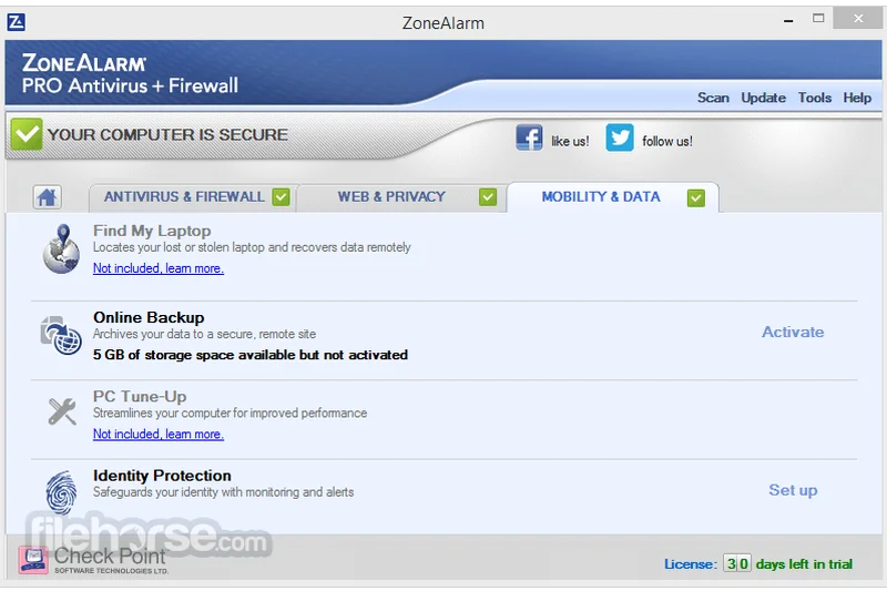 ZoneAlarm Pro Antivirus + Firewall