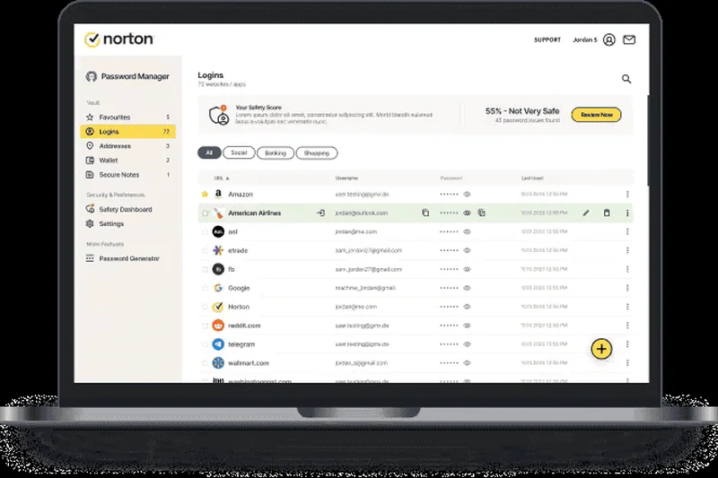 Norton Password Manager