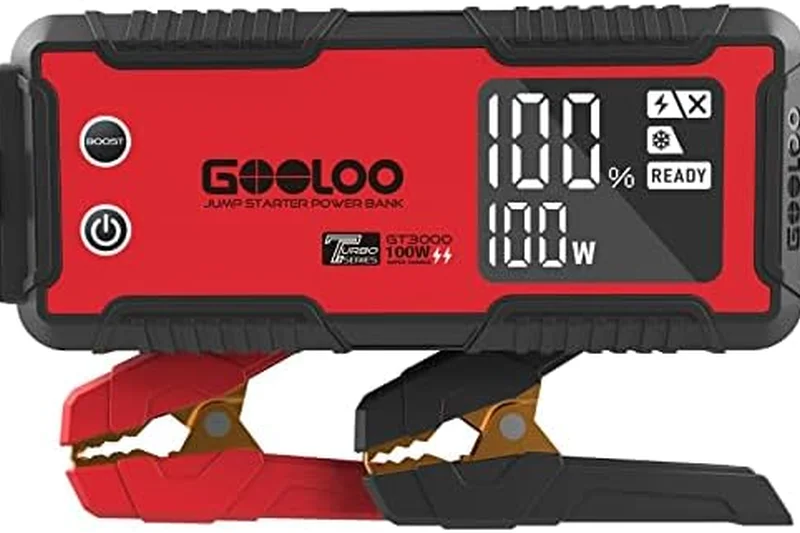GOOLOO GT3000 3000A 100W PD Fast Charging Jump Starter