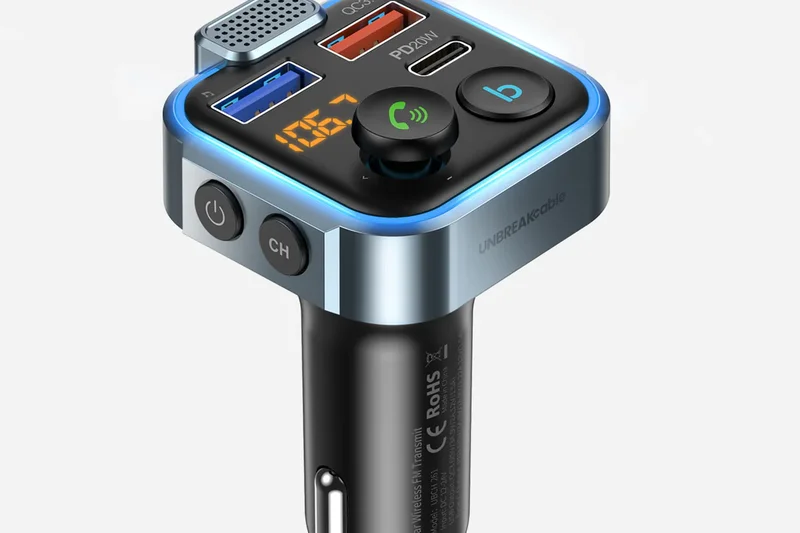 UNBREAKcable Bluetooth FM Transmitter