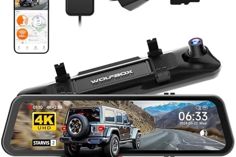 Wolfbox i17 Mirror Dash Cam