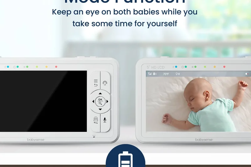 Babysense HD Split-Screen Baby Monitor (HD S2)