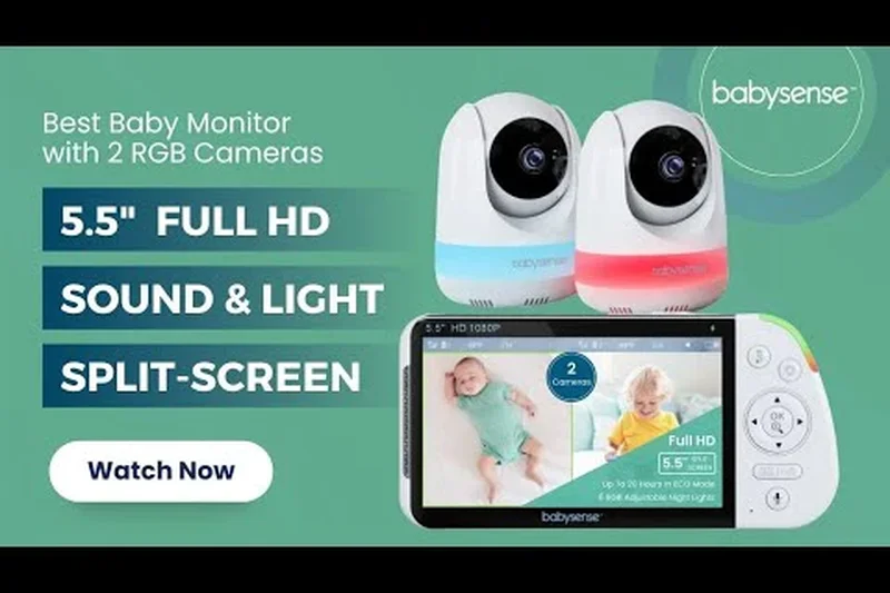 Babysense MaxView 5.5" 1080p Split-Screen Monitor