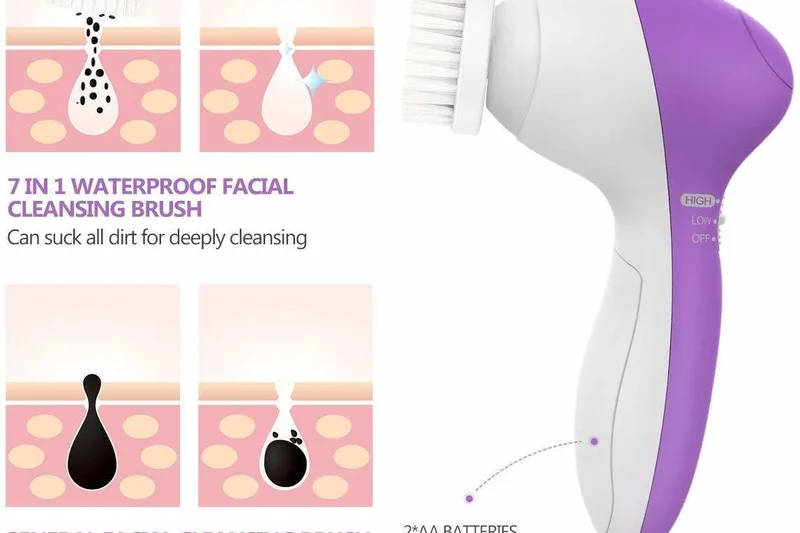 PIXNOR Waterproof Face Spin Brush