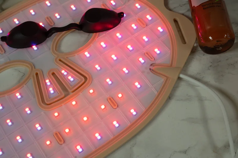 Pulsed LED Light Therapy Mask