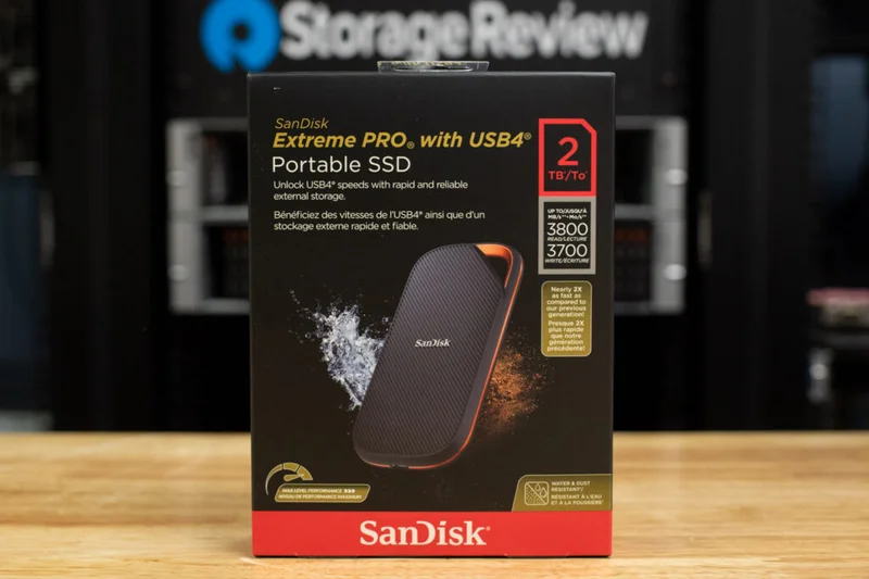 SanDisk Extreme PRO USB4 Portable SSD