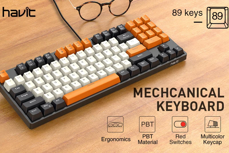 Havit KB487L TKL Mechanical Keyboard