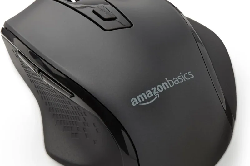 Amazon Basics Ergonomic Wireless PC Mouse