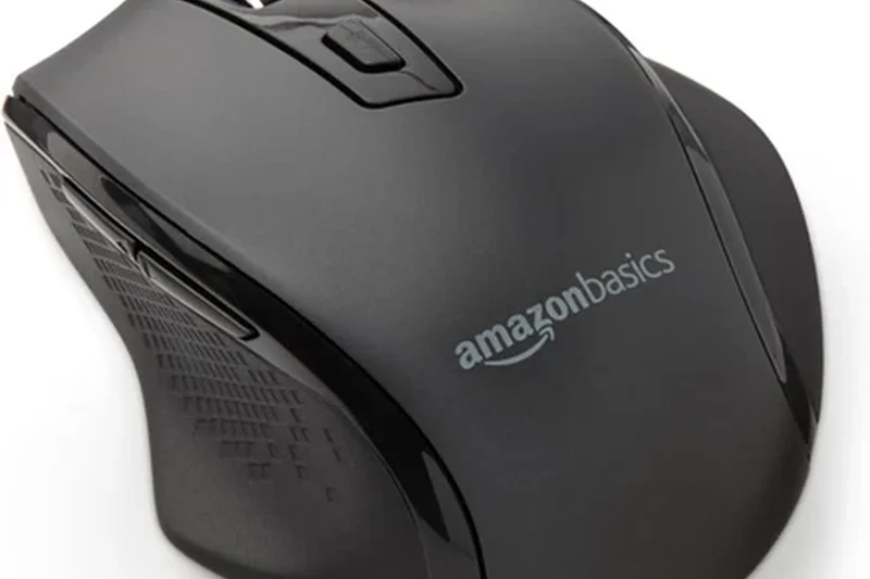 Amazon Basics Ergonomic Wireless PC Mouse