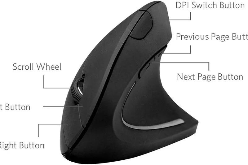 Anker 2.4G Wireless Vertical Ergonomic Optical Mouse