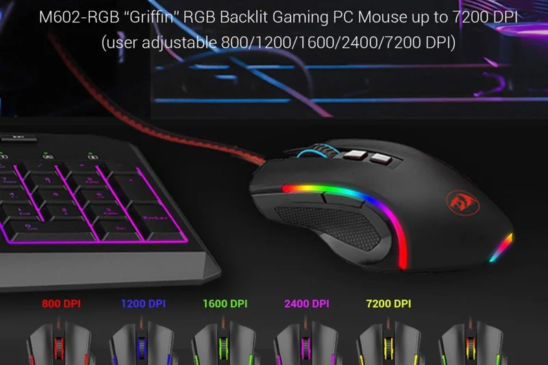 Redragon M602 Griffin RGB Gaming Mouse