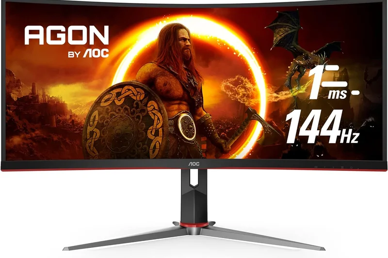 AOC CU34G2X 34-Inch Frameless Curved Ultrawide