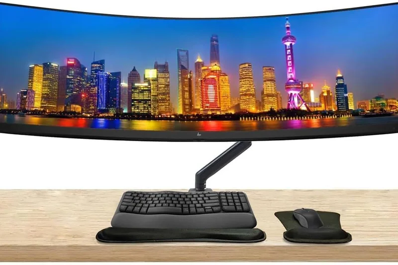 HP E45c G5 DQHD Curved Monitor