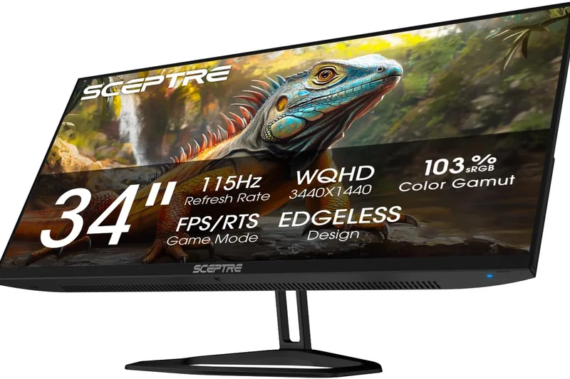 Sceptre 34-Inch Curved Ultrawide (C345B-QUN168W)