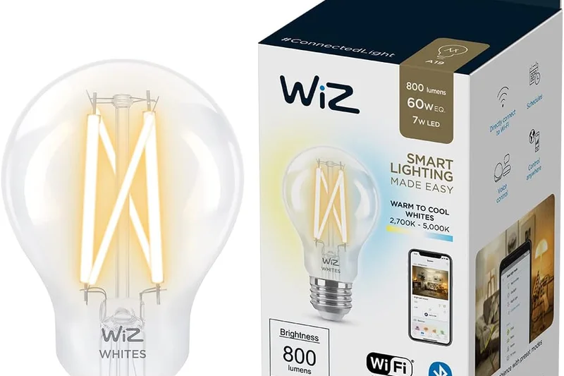 WiZ Connected Filament Amber A19