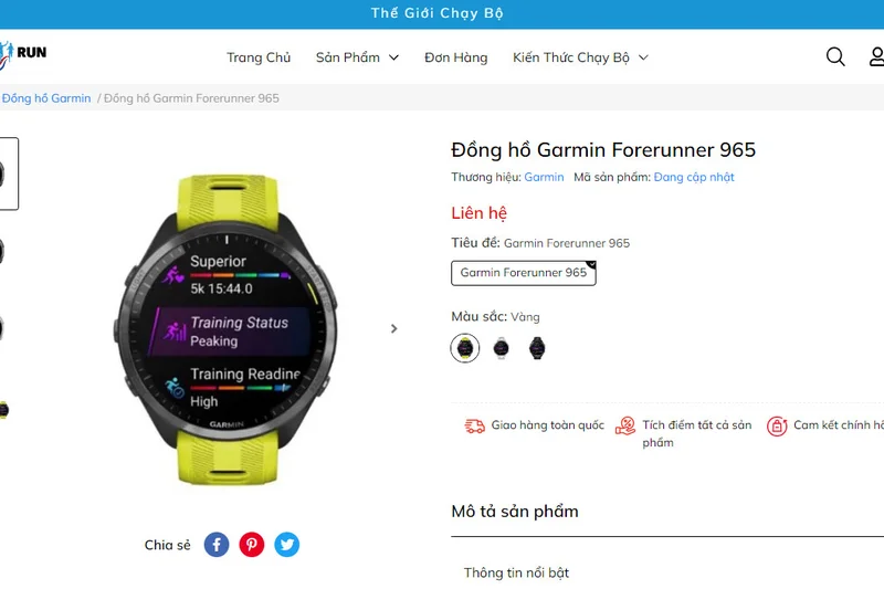 Garmin Forerunner 965