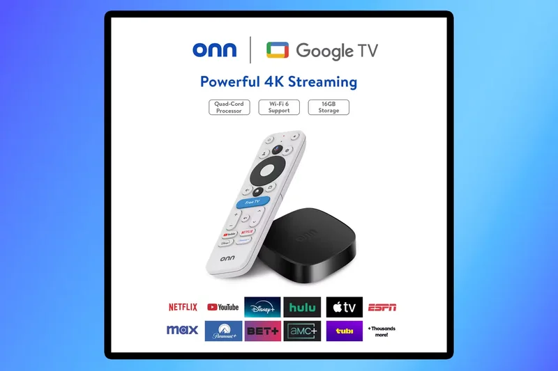 Onn. Google TV 4K Streaming Box